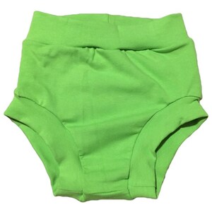 Green Bummies (Baby Bummies, Baby Bloomers, Diaper Cover, Toddler Bummies, Toddler Bloomers, Green bloomers, Green diaper cover) LIME