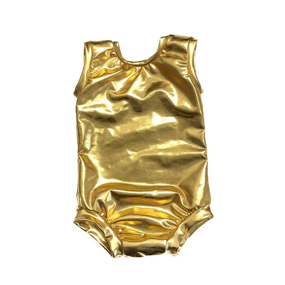 Gold Leotard metallic Leotard, Baby Leotard, Toddler Leotard, Dance