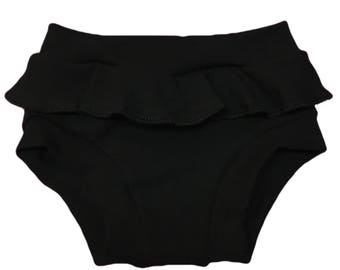 Black Skirt Bummies (black Bummies, Toddler Bummies, Baby Bummies, Skirt Bummies, Red Bloomers, Baby Bloomers, Toddler Bloomers)