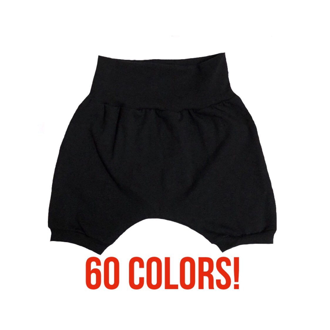 Solid Harem Shorts Solid Shorts Toddler Shorts Baby Etsy