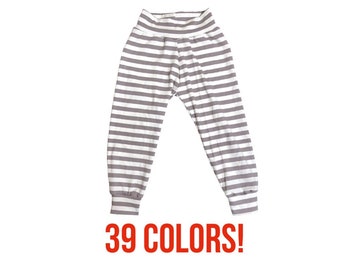 Striped Joggers (Baby joggers, toddler joggers, kids joggers, newborn joggers, striped bottoms, womens joggers, mens joggers, striped pants)