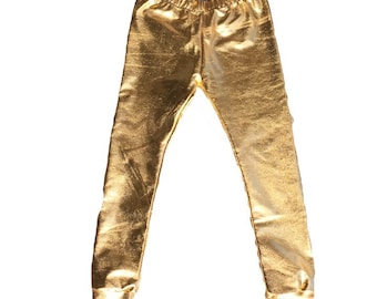 Baby Gold Leggings - Etsy