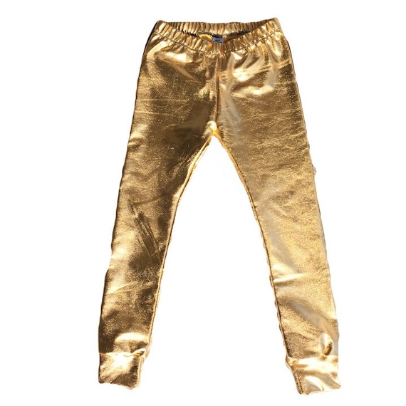 Gold Leggings Metallic Leggings Toddler Leggings Baby | Etsy