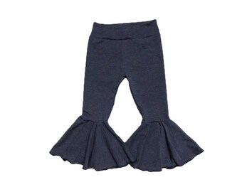Blue Bell Bottoms (baby bell bottoms, toddler bell bottoms, kids bell bottoms, baby bell pants, toddler bell pants, kids bell pants)HD FLARE