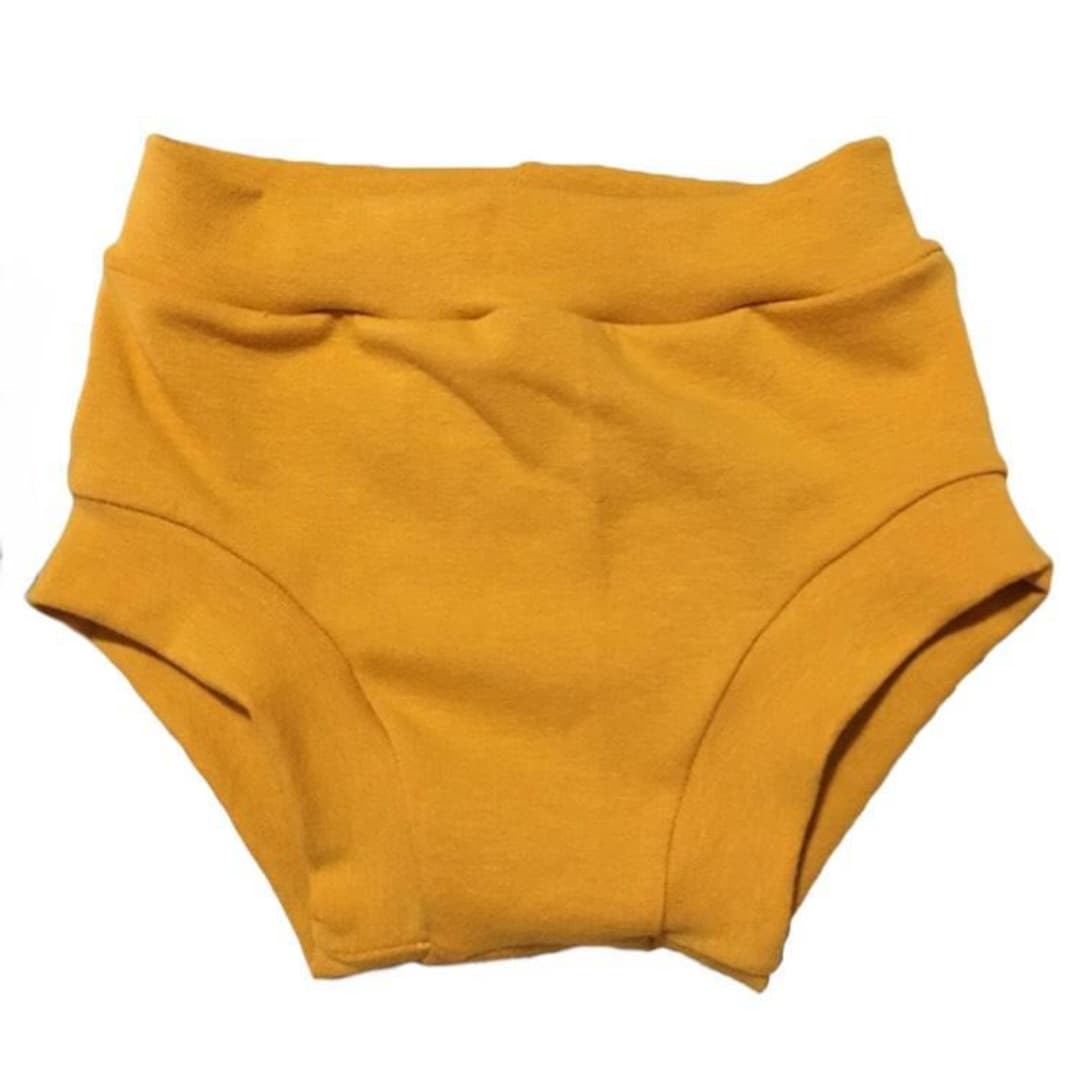 Mustard Bummies (baby Bummies, Baby Bloomers, Diaper Cover, Toddler ...