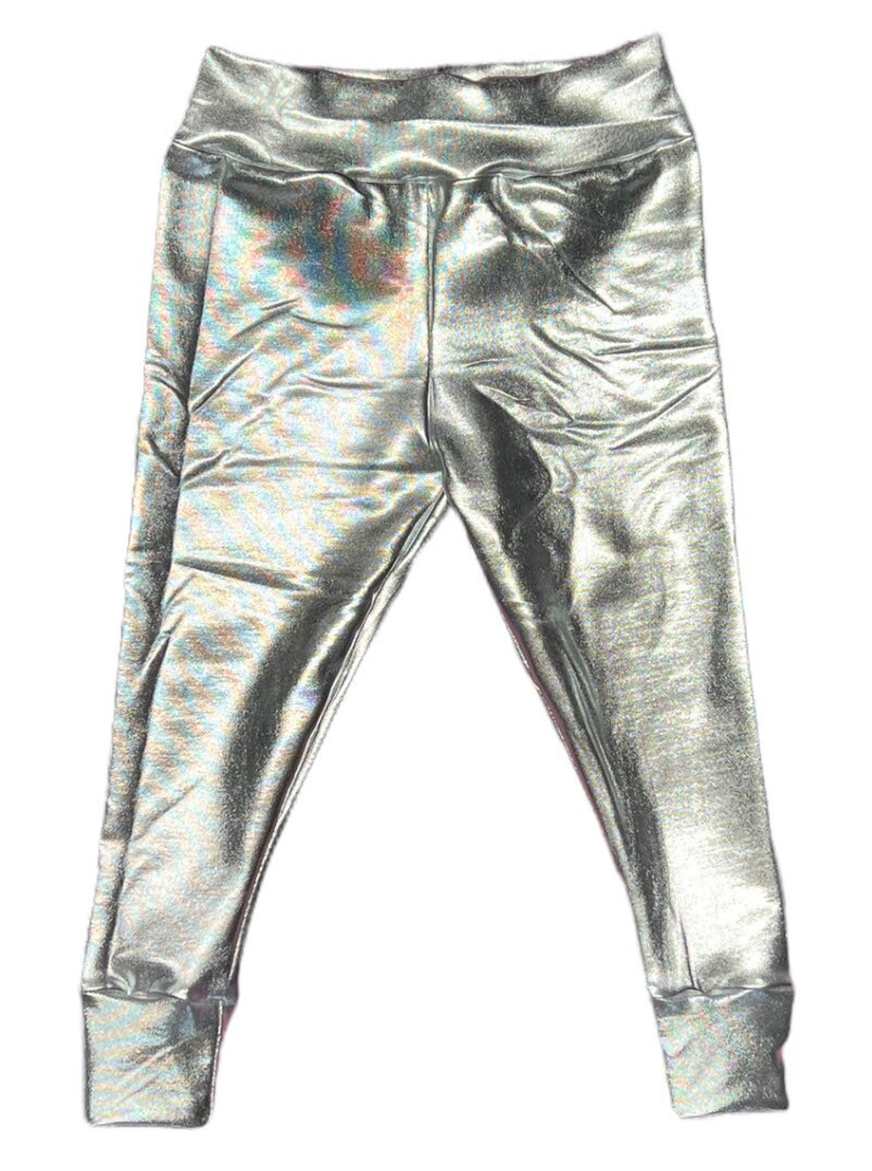Silver 2025 baby leggings
