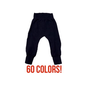 Solid Harem Pants (Baby Harem Pants, toddler Harem pants, kids Harem pants, newborn harem pants, solid bottoms, solid pants, solid leggings)