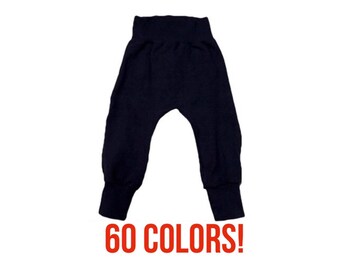 Solid Harem Pants (Baby Harem Pants, toddler Harem pants, kids Harem pants, newborn harem pants, solid bottoms, solid pants, solid leggings)