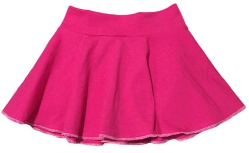 Solid Skirt Baby Skirt, Toddler Skirt, Kids Skirt, Girls Skirt, Dance Skirt, Modest Skirt, Twirl Skirt, Circle Skirt, Skater Skirt image 5