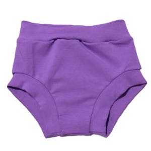 Purple Bummies (Lavender Bummies, Baby Bummies, Toddler Bummies, Baby Bloomers, Toddler Bloomers, purple Diaper Cover, purple Bloomers) -L/L