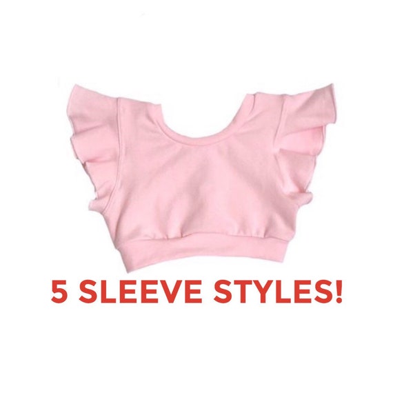 Pink Crop Top (toddler Crop Top, Baby Crop Top, Kids Crop