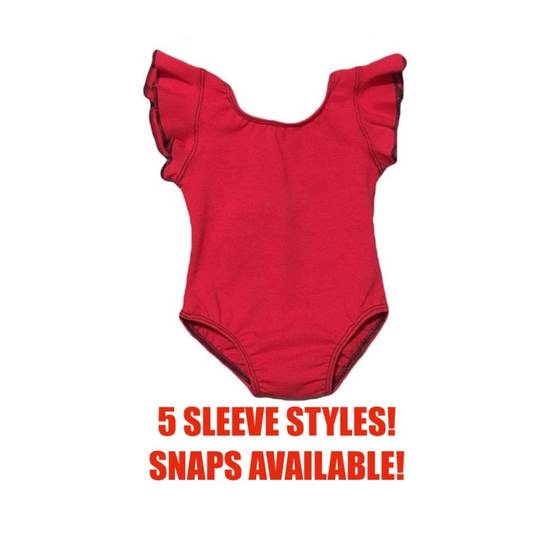 Red Leotard baby leotard, toddler leotard, dance leotard, basic Leotard, red bodysuit, gymnastics leotard, birthday outfit, ballet leo