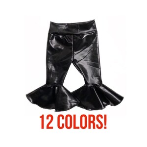 Metallic Bell Bottoms (Baby bell bottoms, toddler bell bottoms, kids bell bottoms, newborn bell bottoms, metallic pants, dance bell bottoms)