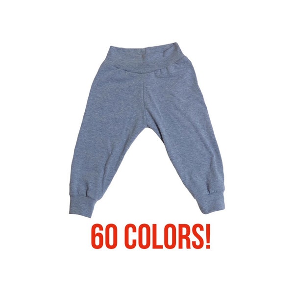 Solid Joggers (Baby Joggers, toddler Joggers, kids joggers, newborn joggers, solid bottoms, solid pants, solid leggings)