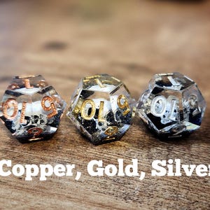 Sharp Edge DND-tärningsset: Akryl Oddities, RPG Polyhedral-tärningar bild 5