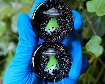 Bouchons OVNI faits main, faisceaux extraterrestres pour tracteurs