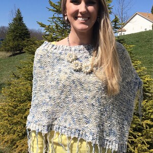 Summer Poncho , Cotton wrap, Cotton poncho, FREE  SHIPPING within the USA