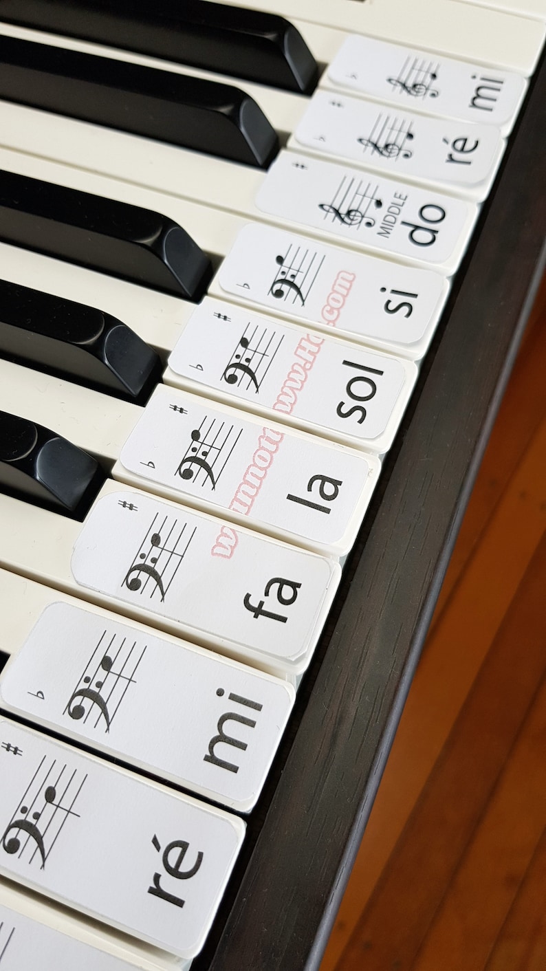 solfege learn piano labels digtal download etsy