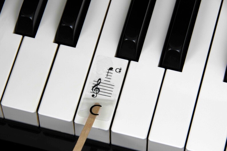 PIANO Stickers Keyboard for ALL SIZE Pianos the Best Way to Etsy