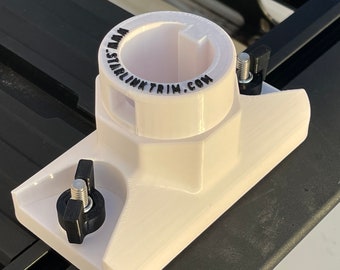 Starlink roof rack router mount T-Slot 3D printed Black or white, WITH BOLTS