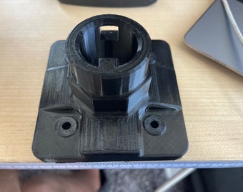 Vertical Starlink roof rack router dish mount 3D printed BRACKET ONLY! Black no bolts included. 4 holes 63.5mm apart