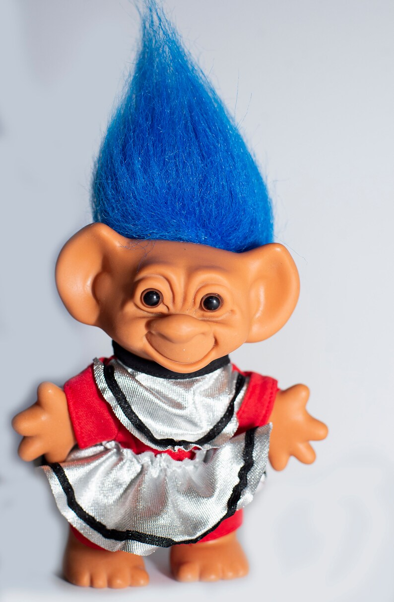 blue troll doll