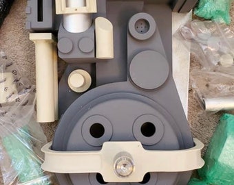 Ghostbusters Proton Pack Kit/Metal parts/Alice frame/screw kit/metal shock mount/powercell holder/cyclotron holder