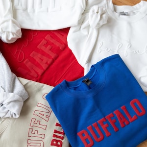 Custom Team Name Sweatshirt, Mascot Sweatshirt, Puff Print, Embossed Print, Gift for Mom, Christmas Gift Idea, School Spirit Sweatshirt