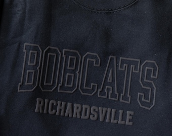 Custom Team Name Sweatshirt Personalized Business Logo Business Name Puff Sweatshirt Gift for Mom Team Spirit College University Sweatshirt