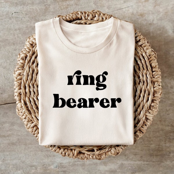 Ring Bearer Shirt Bridal Party Gift Ring Bearer Tshirt Ring Bearer Proposal Gift Idea - ring bearer shirt