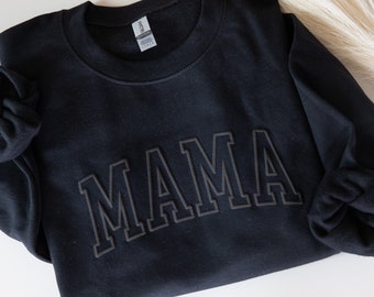 Mama Sweatshirt, Mama Est Sweatshirt, Mothers Day Gift, Cool Mom, First Mothers Day Gift, Personalized Gift, Mom Life Shirt, New Mom Gifts