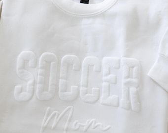 Soccer Mom Sweatshirt Sports Mom Spiritwear Team Name Sweatshirt Custom Sweatshirt for Sports Football Baseball Soccer Mom Team Sweatshirt