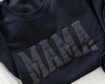 Mama Sweatshirt for Mothers Day Moms Birthday Gift Idea Mama Sweater Puff Custom for Mom Mothers Day Gift Mom Gifts