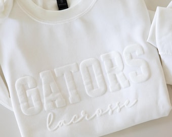 Custom Sweatshirt Team Name Lacrosse Baseball Football Team Spirit Wear Sweatshirt with Team Name for Mom Baseball Team Name Sweatshirt