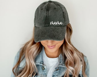 Mama Hat Mama Baseball Cap Mom Hat Mom Baseball Hat Mother's Day Gift for Mom from Kids Mom Birthday Gift Mothers Day Gift From Daughter