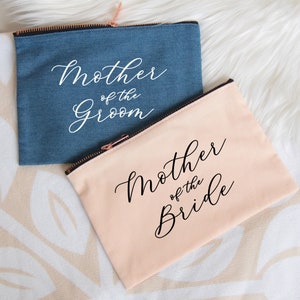 Mother of the Bride Gift Bag - Mother of the Bride Makeup Bag - Mother of the Groom Cosmetic Bag