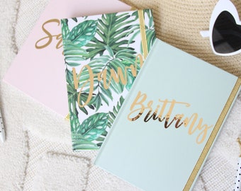 PERSONALIZED Notebook, Personalized Diary, Personalized Notebook, Personalized Journal, Custom Notebook, Unique Gift for Her