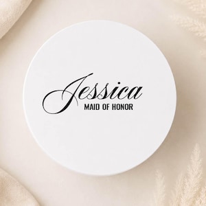 Bridesmaid Proposal Box bridesmaid proposal boxes diy ideas bridesmaid proposal box EMPTY Round Gift Box