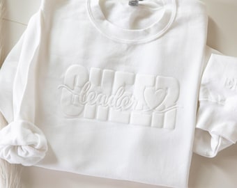 Customized Cheerleader sweatshirt Personalized Cheerleader gift Cheer competition outfit Gift Girl Cheer Christmas gift Cheerleader Shirt