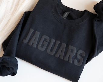 Custom Embossed Puff Sweatshirt – Personalized Team Name Shirt, 3d Lettering Custom Sweatshirt, Navy School Mascot TShirt