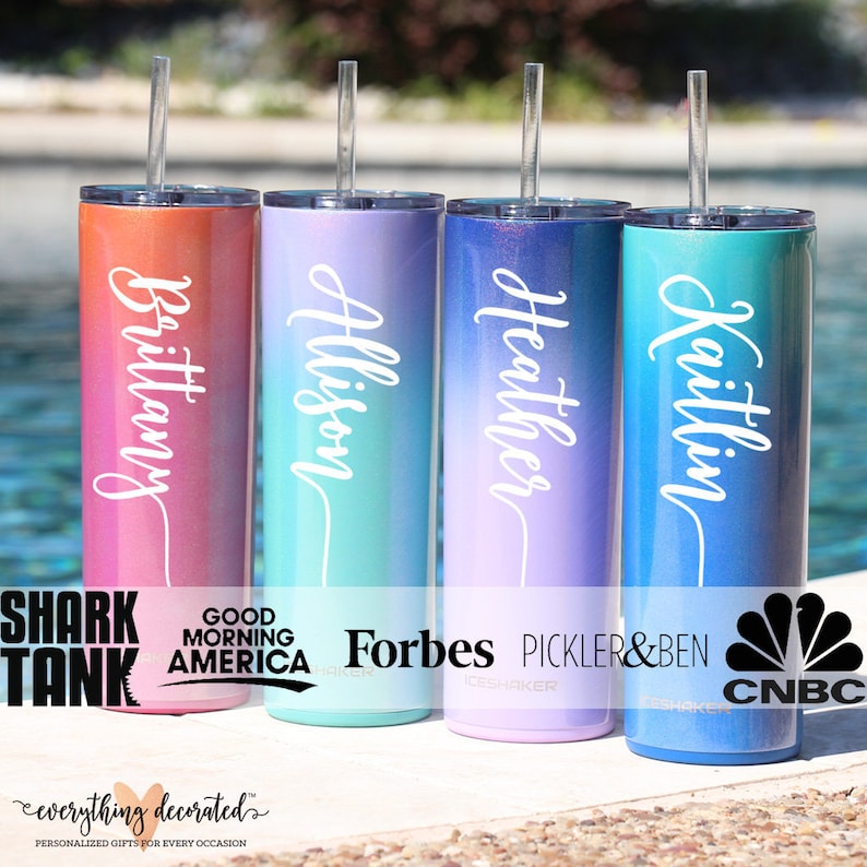 personalized tumbler tumbler with straw glitter tumbler wine tumbler coffee tumbler teacher tumbler nurse tumbler as seen on Shark Tank 