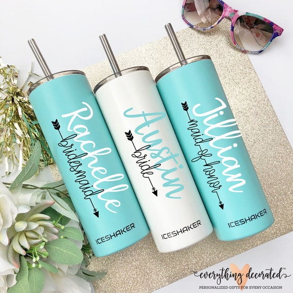 custom tumblers with straw