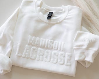 Custom School name sweatshirt, custom mascot sweatshirt, custom team name sweatshirt, BULLDOGS font