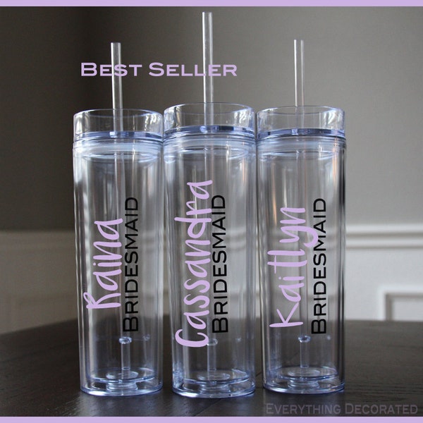 Personalized Tumbler, Bridesmaid Gift, Wifey, Personalized Water Bottle, Team Gift, Monogram Tumbler, Personalized Tumbler, Personalized Cup