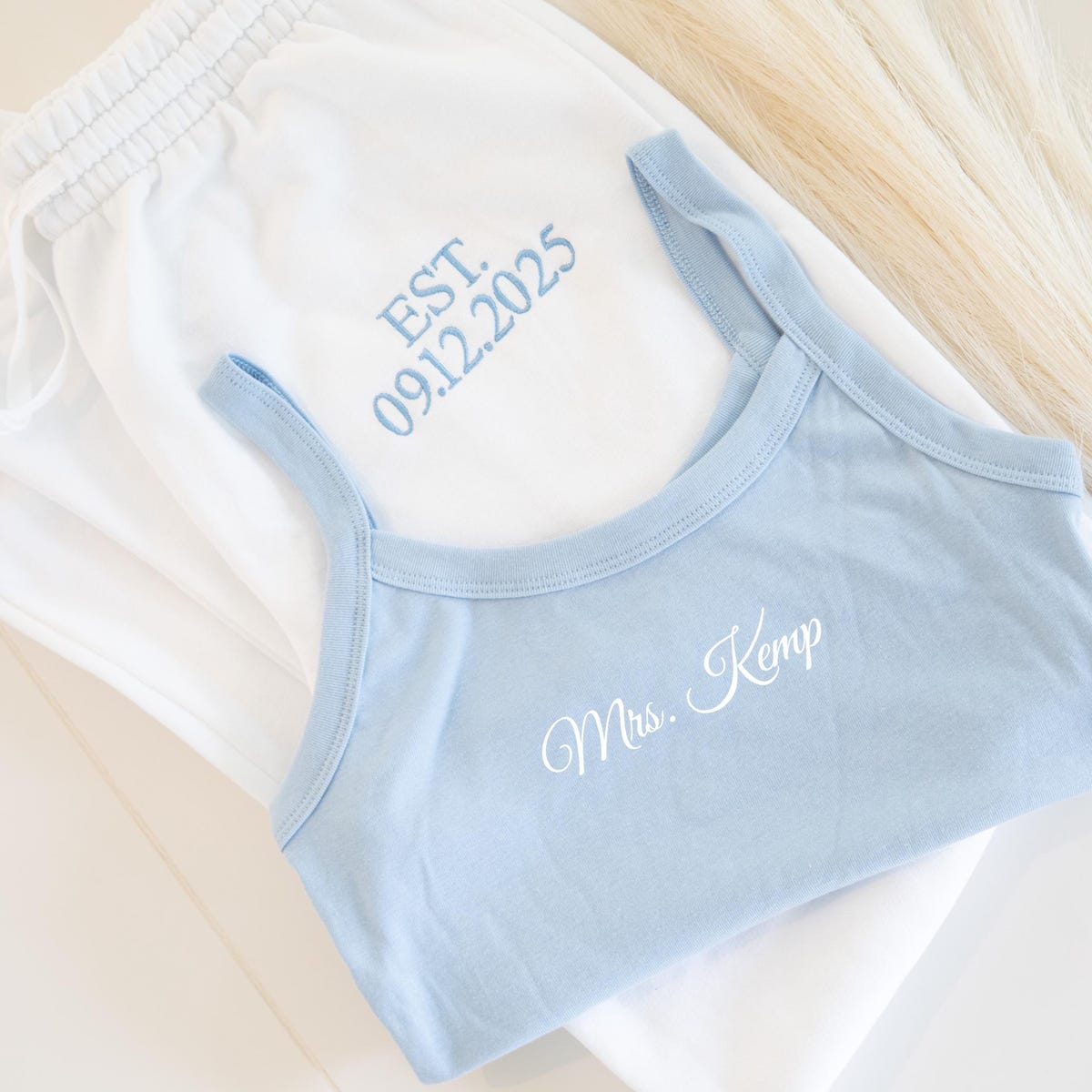 Mrs Tank & Joggers Embroidered