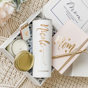 Custom Personalized Name Tumbler Christmas Gift for Her Stainless Steel Tumbler with Straw Bridesmaid Gift afbeelding 10