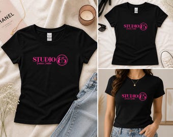 Studio 85 Black Tultex Womens T-Shirts