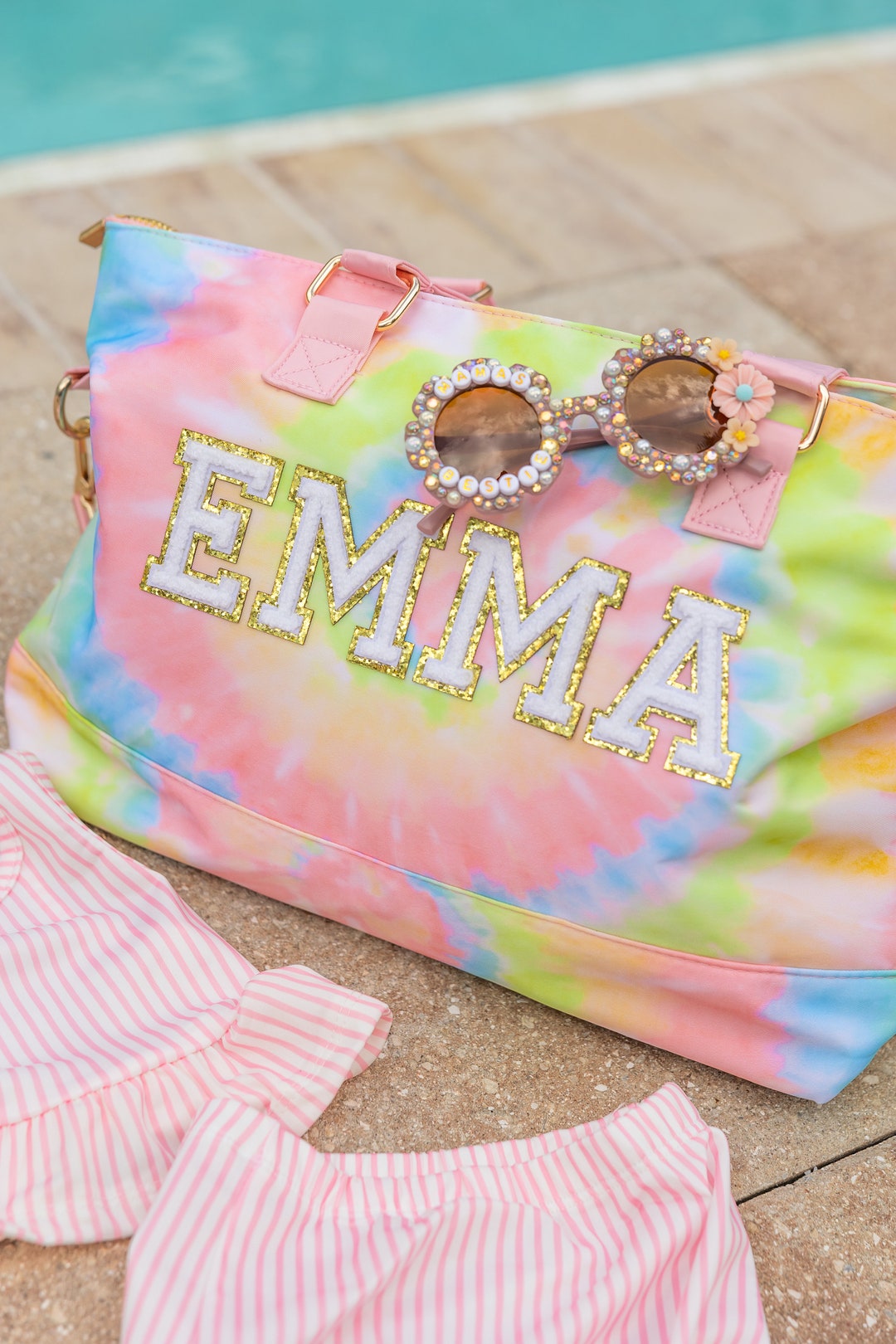 Nylon Tote Bag With Zipper Personalized Tie Dye Tote Bag Nylon Black