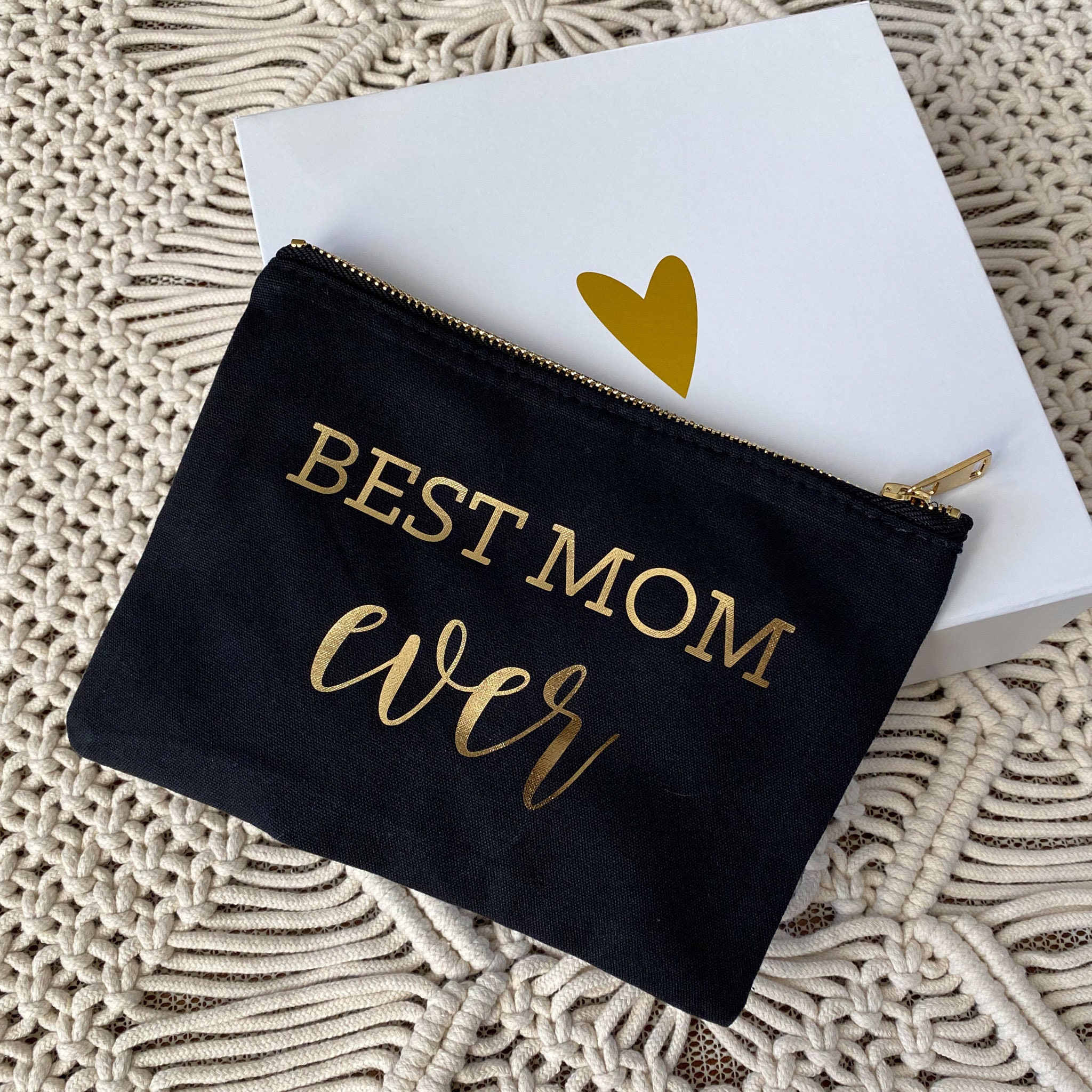 Mom Makeup Bag Mom Cosmetic Bag Mom Bag Mom Birthday Gift Mom Etsy