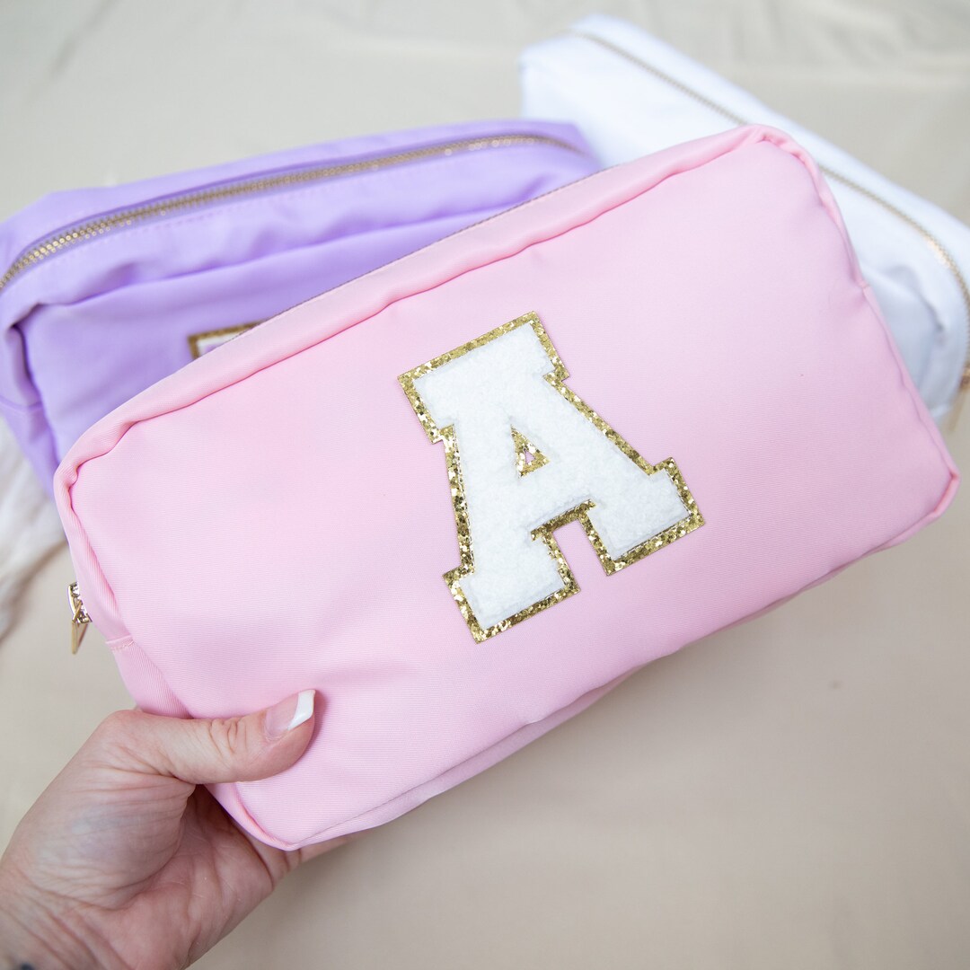 Personalized Tumbler Custom Gift for Bride Zipper Pouch Wedding Gift Cell  Phone Bag Varsity Letter Tumbler Accessory New Bride Gift 